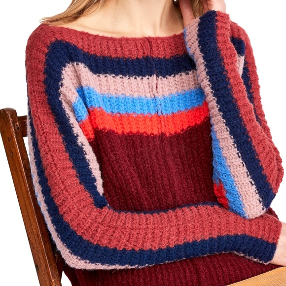 Free People Aplaca See The Rainbow Sweater - Picture 3 of 13